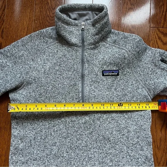 Patagonia Better Sweater Fleece Quarter 1/4 Zip Up Jacket Birch White - Size XS - Picture 14 of 16